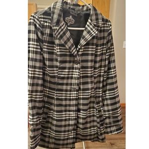 Women's plaid jacket